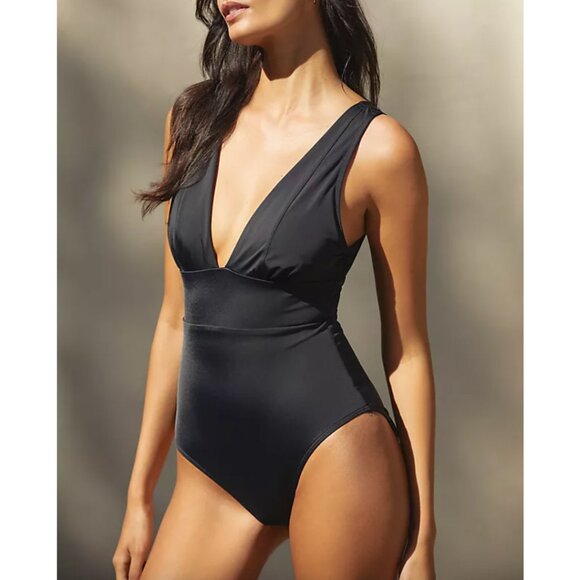NWT Andie Swim The Mykonos One Piece Swimsuit Womens XL Black - Picture 1 of 13
